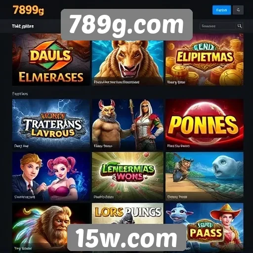 Jogos populares disponíveis no 789g.com
